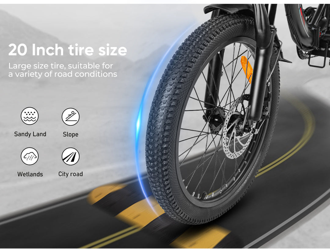 smec falt pedelec e-bike 20er sc100 sc200 neu SAMEBIKE CY20 250 W 20" tragbares Klapp-E-Bike