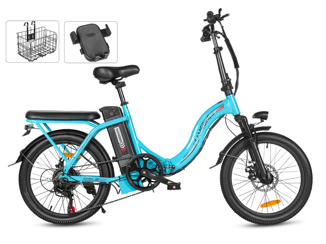 samebike klapprad 20 zoll SAMEBIKE CY20 250 W 20" tragbares Klapp-E-Bike