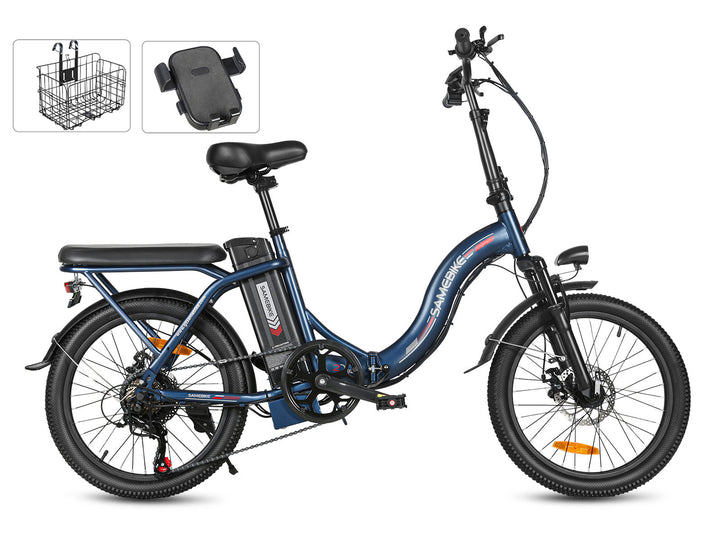 smec falt pedelec e-bike 20er sc100 sc200 neu SAMEBIKE CY20 250 W 20" tragbares Klapp-E-Bike